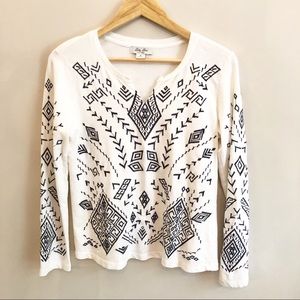 Lucky Brand Lucky Lotus Small Boho Pullover